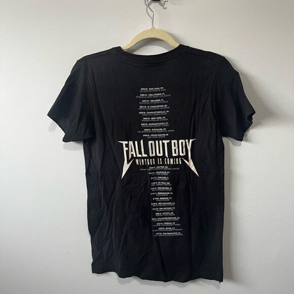 Fall Out Boy Wintour Winter Tour 2016 Band T Shirt Black S - Picture 4 of 4